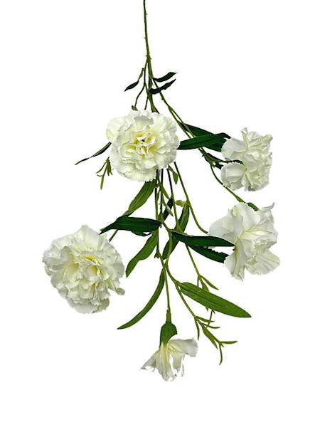 Goździk gałązka 73 cm kremowy