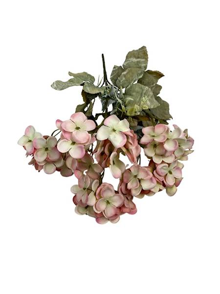 BUKIET HORTENSJI 33 CM JASNY RÓŻ