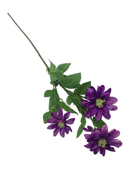Margaretka gałązka 74 cm fioletowa