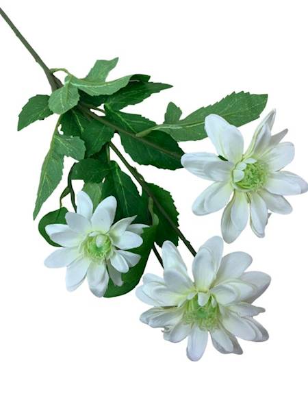 Margaretka gałązka 74 cm biała