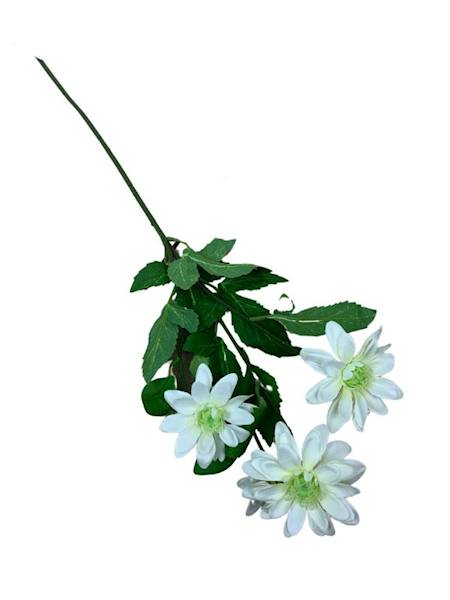 Margaretka gałązka 74 cm biała