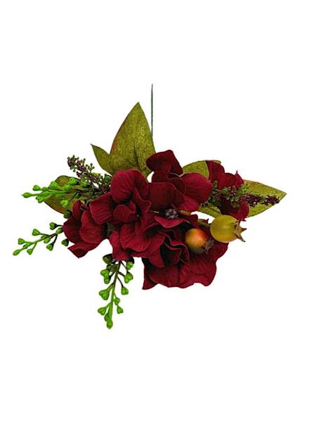 Pik czerwona hortensja i dzika róża 40 cm