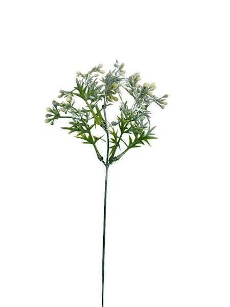 Dodatek plastikowy z kulkami 48 cm bielony