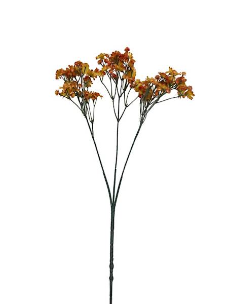 GAŁĄZKA KWITNĄCA 66 CM POMARAŃCZOWA