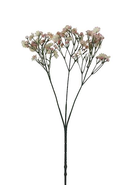 GAŁĄZKA KWITNĄCA 66 CM KREM I JASNY RÓŻ