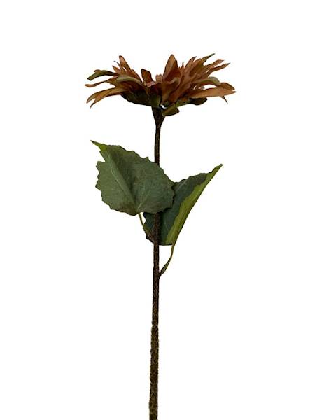 Słonecznik gałązka 65 cm brązowy