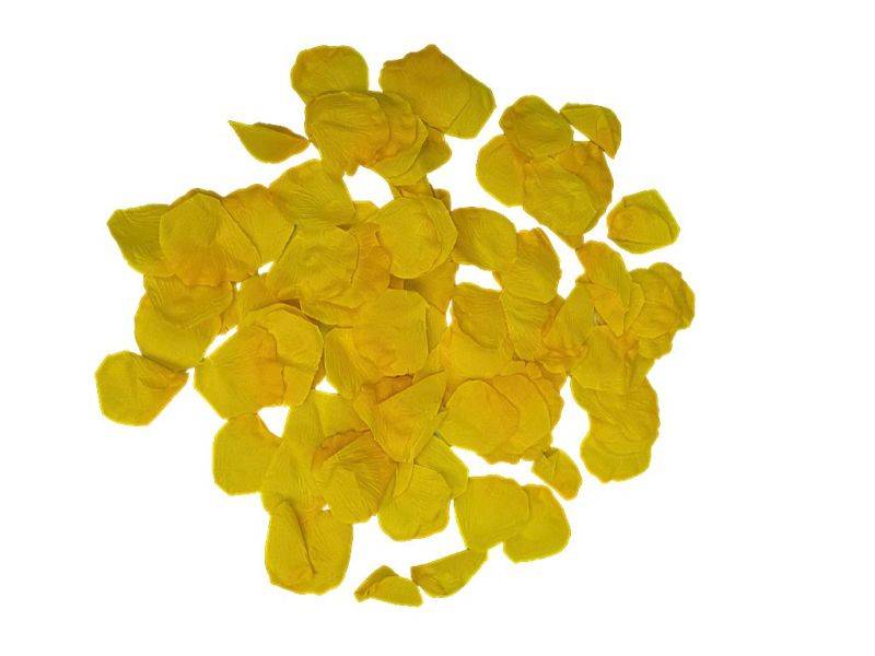 Płatki róż żółte