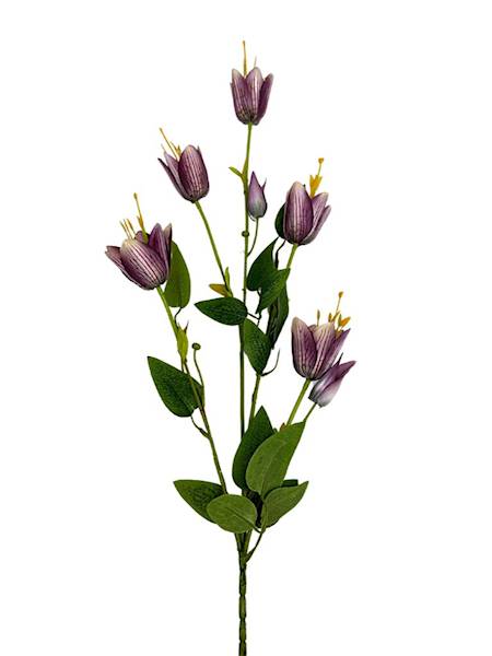 Dzwoneczki gałązka 88 cm fioletowe