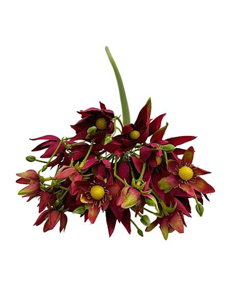 Agapantus gałązka 57 cm jasno bordowy