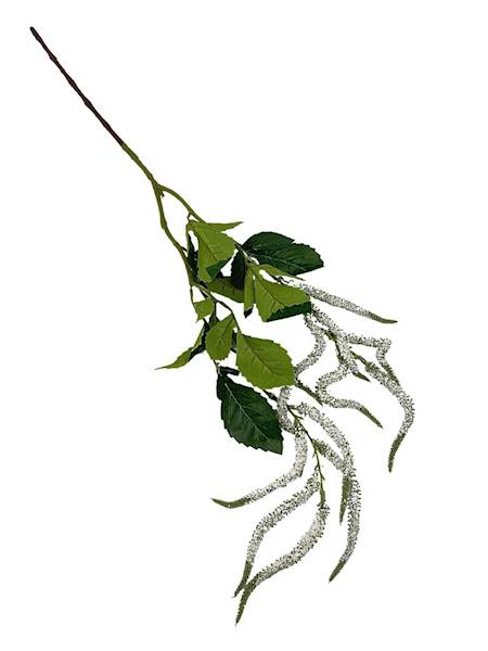 Szarłat zwis gałązka 90 cm biały