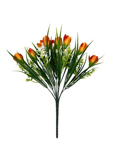 BUKIET KROKUSY 35 CM POMARAŃCZOWY 