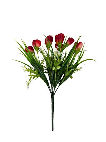 BUKIET KROKUSY 35 CM CZERWONY