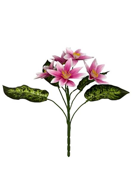 BUKIET KLEMATISÓW 28 CM RÓŻOWY