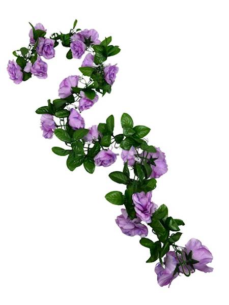 GIRLANDA RÓŻANA 145 CM JASNY FIOLET