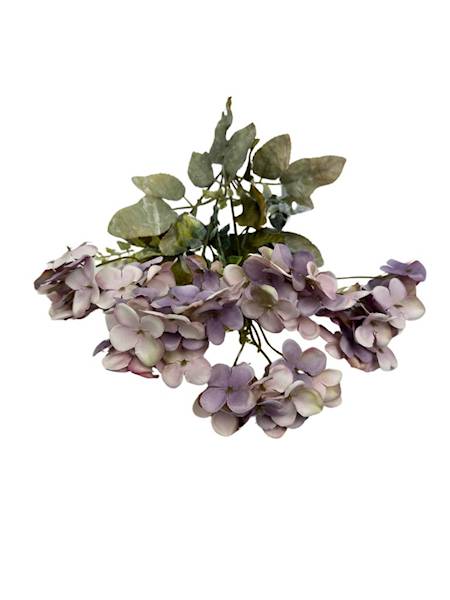 BUKIET HORTENSJI 33 CM JASNY FIOLET