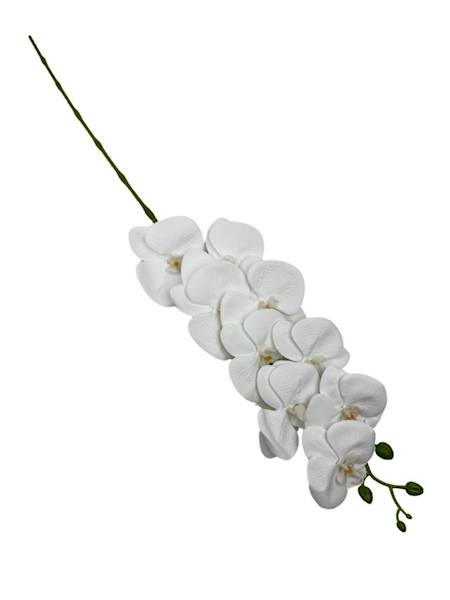 Storczyk silikonowy 90 cm biały
