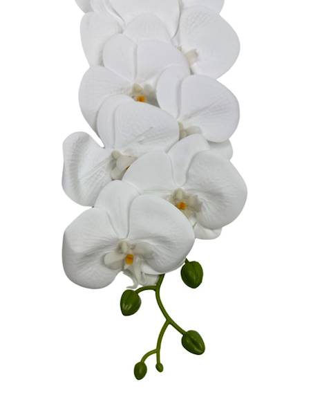 Storczyk silikonowy 90 cm biały