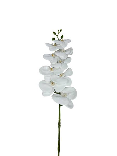 Storczyk silikonowy 90 cm biały