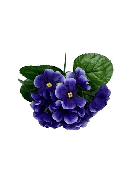 FIOŁKI BUKIET 20 CM CIEMNY FIOLET