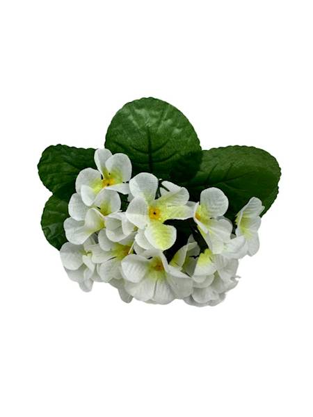 FIOŁKI BUKIET 20 CM BIAŁY