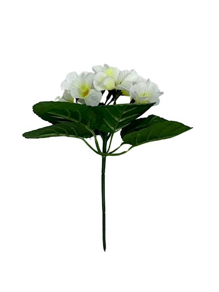 FIOŁKI BUKIET 20 CM BIAŁY