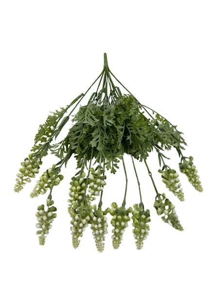 SZAFIRKI BUKIET 40 CM BIAŁE