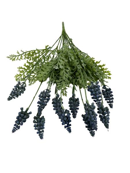 SZAFIRKI BUKIET 40 CM NIEBIESKIE