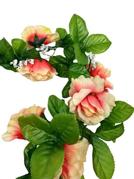 GIRLANDA RÓŻANA 145 CM ŁOSOSIOWA