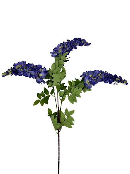 WISTERIA GAŁĄZKA 106 CM CIEMNO NIEBIESKA