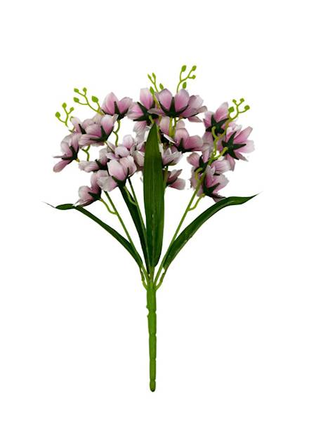 Bukiet margaretki 42 cm biało różowy