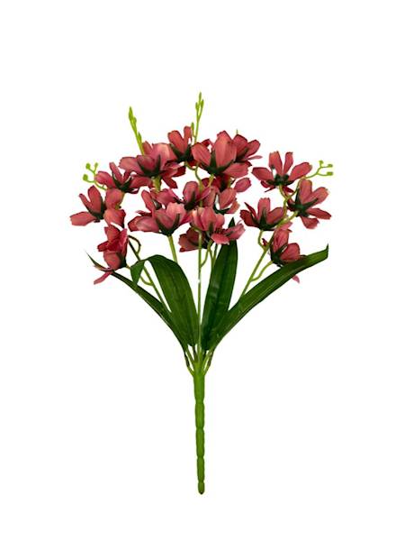 Bukiet margaretki 42 cm jasno czerwony