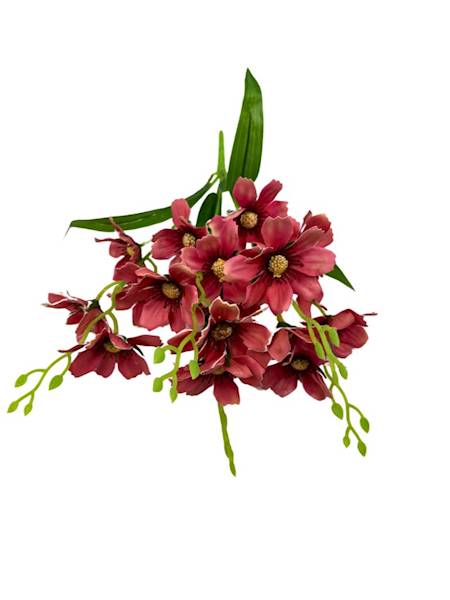 Bukiet margaretki 42 cm jasno czerwony