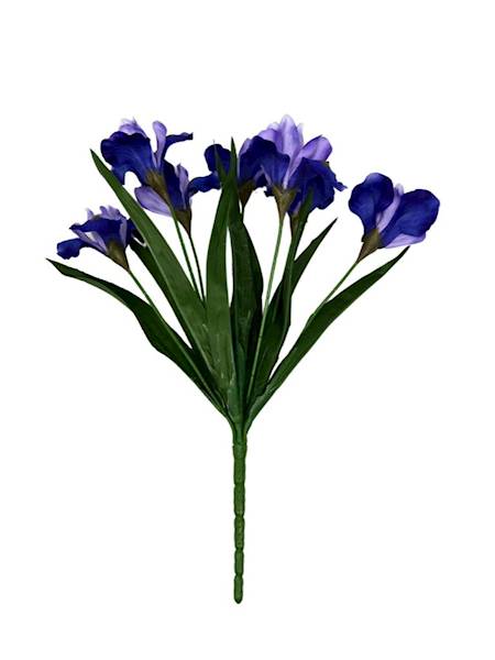 BUKIET IRYSY 45 CM NIEBIESKI FIOLET
