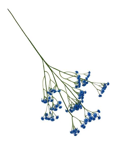 Gipsówka gałązka 62 cm niebieska