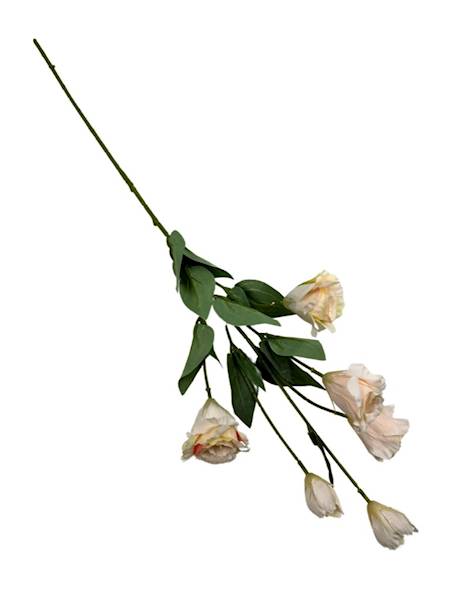 EUSTOMA GAŁĄZKA 78 CM DELIKATNA BRZOSKWINIA