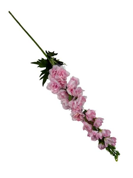 Ostróżka gałązka 71 cm perłowy róż