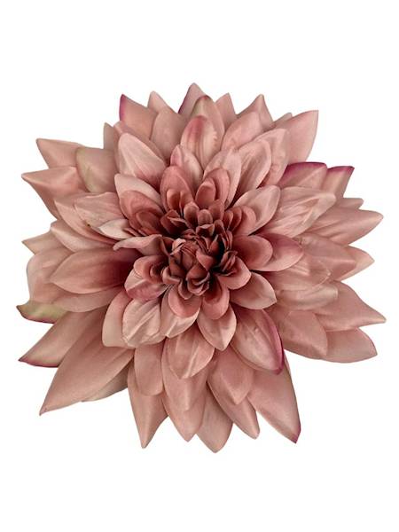 Dalia główka XXL 28 cm pudrowy róż