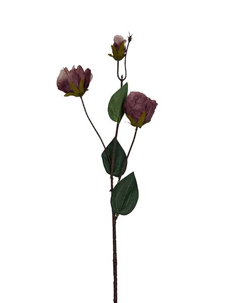 Eustoma jesienna gałązka 82 cm brudny róż