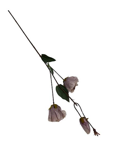 Eustoma jesienna gałązka 82 cm ciemny beż