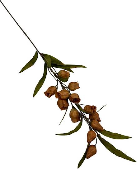 Dzwonki jesienne gałązka 105 cm jasny brąz