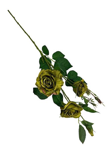 Róża gałązka 77 cm oliwkowa
