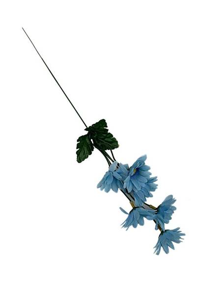 Margaretka gałązka 46 cm niebieska