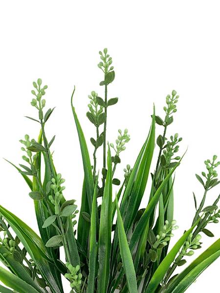 Bukiet traw i dodatków 47 cm zielony