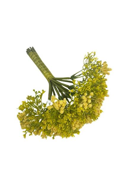 Gipsówka bukiet 28 cm żółta