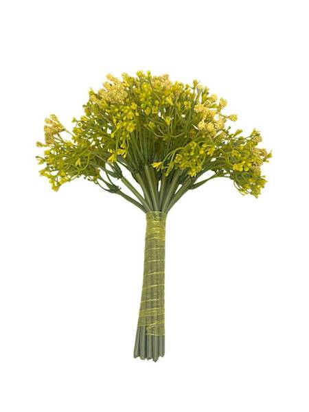 Gipsówka bukiet 28 cm żółta