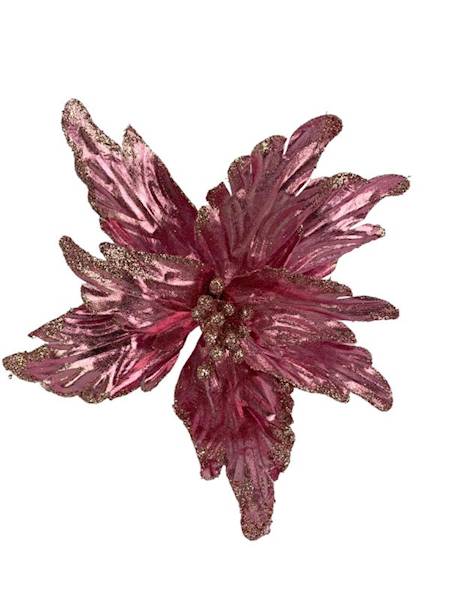 Pik gwiazda betlejemska 22 cm różowa