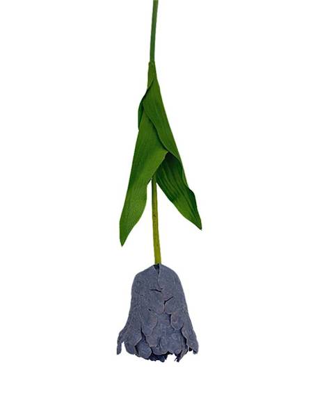 Tulipan gałązka 54 cm brudny niebieski