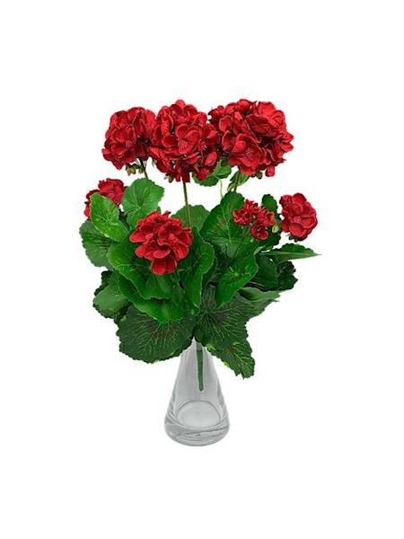 Bukiet pelargonia 40 cm czerwona