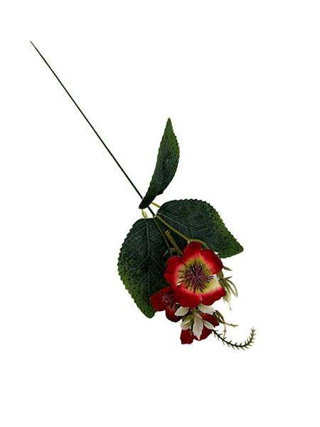 Dodatek kwiatuszki 40 cm czerwony