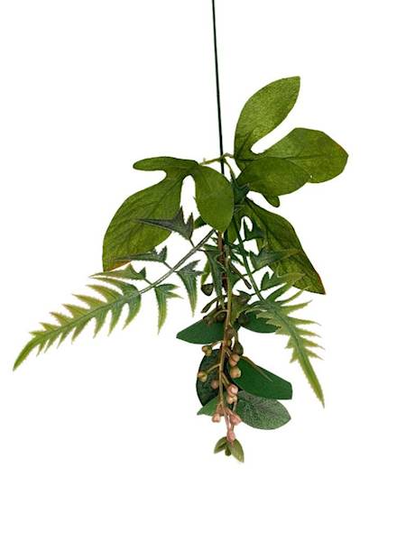 Dodatek na piku 40 cm różowo zielony